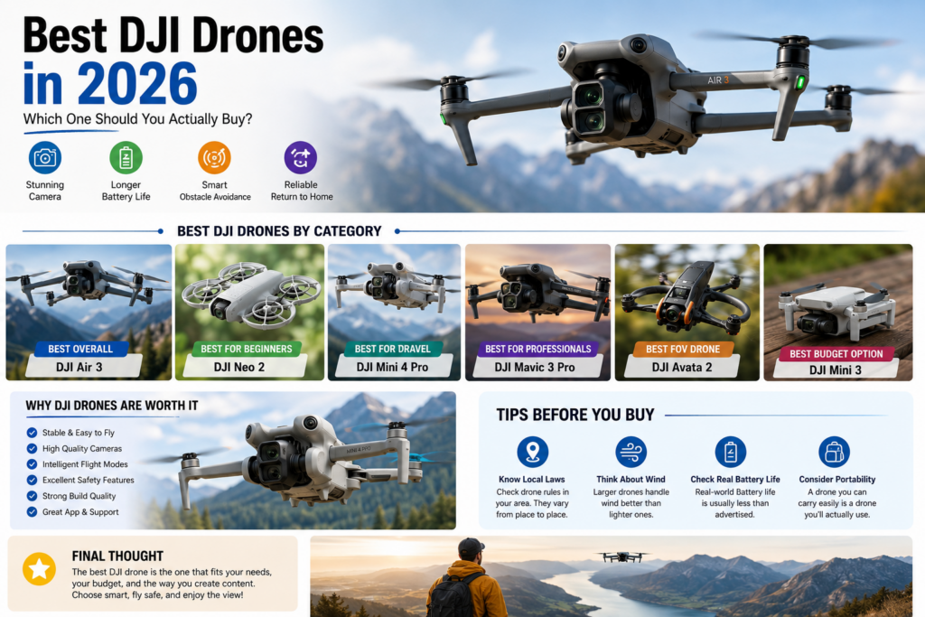 top DJI drones