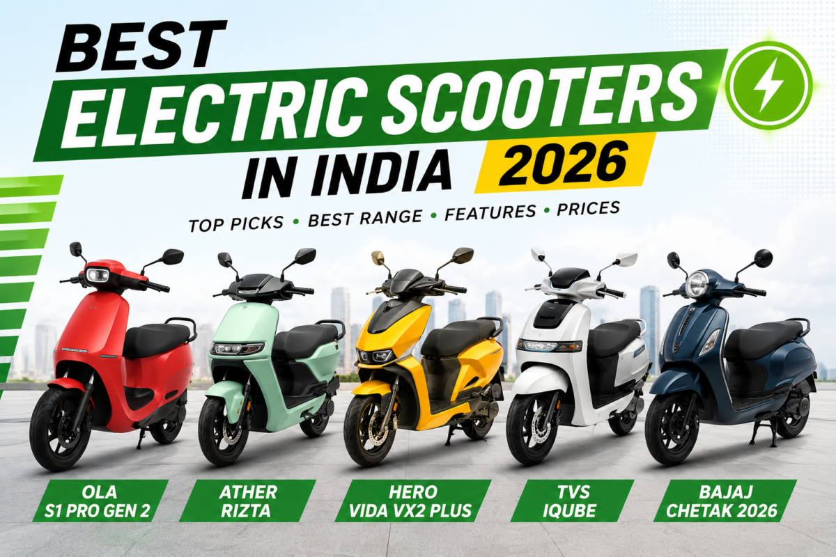 Best electric scooters in India 2026