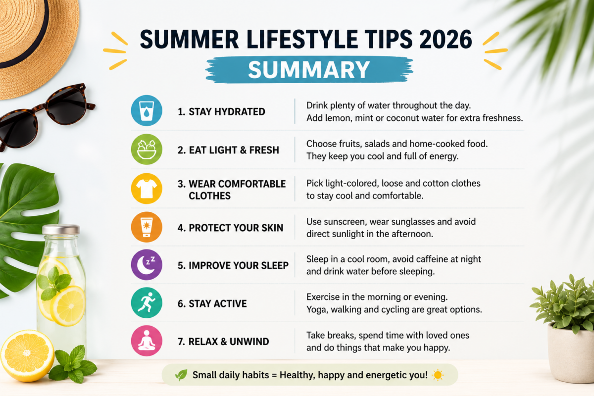 Summer lifestyle tips 2026
