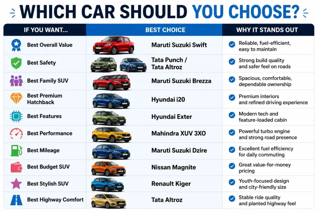 Cars Under ₹10 Lakh
