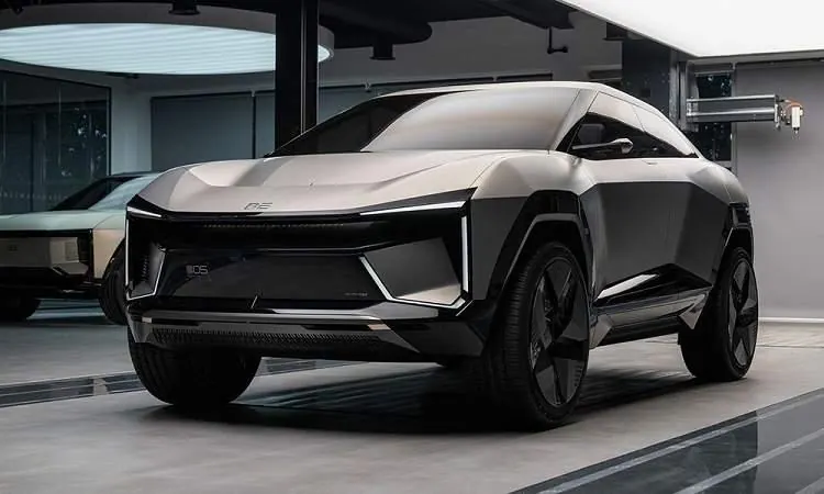 Mahindra BE.05 futuristic electric SUV concept