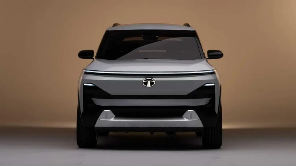 tata sierra ev front