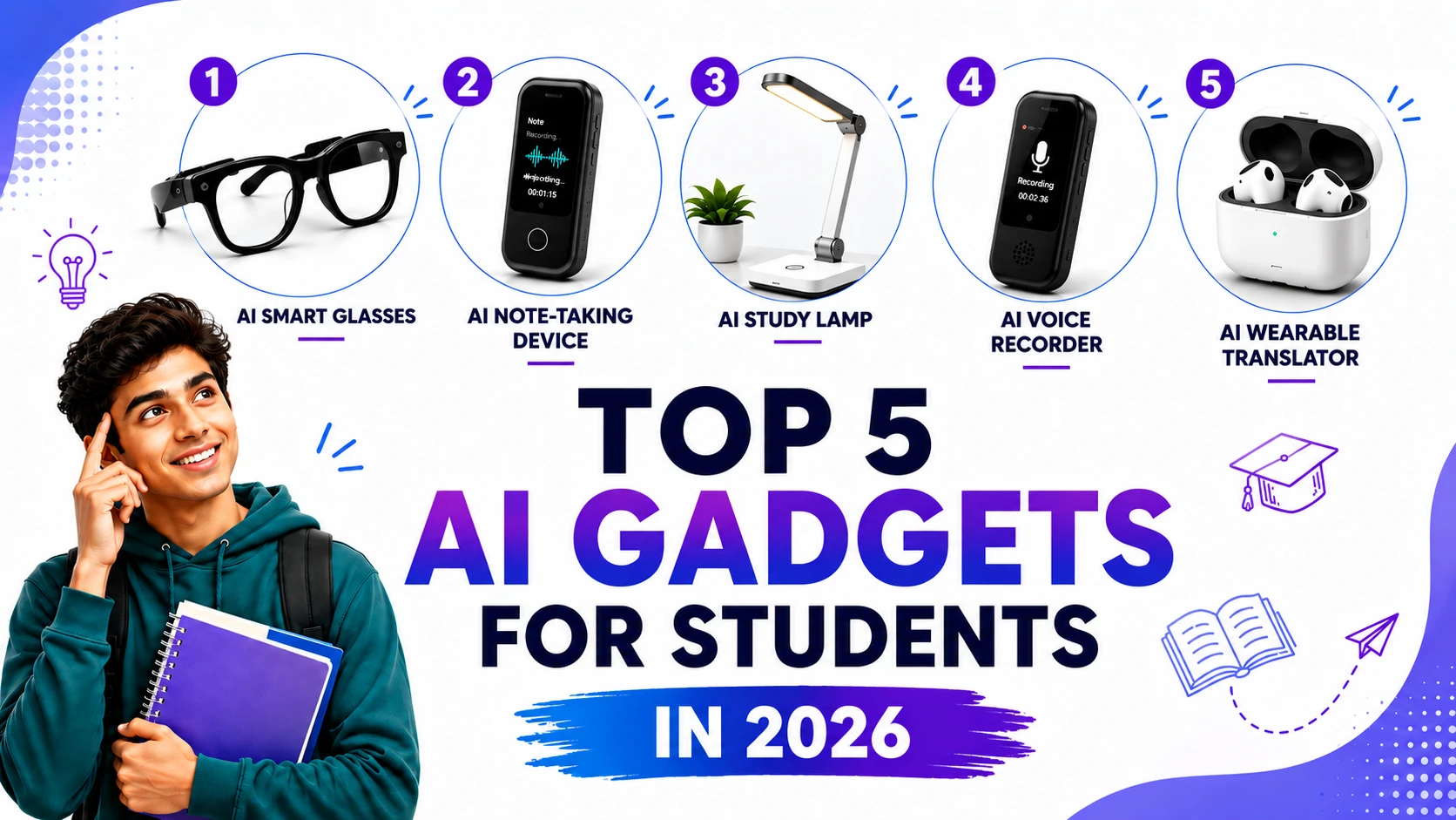 top 5 ai gadgets students 2026