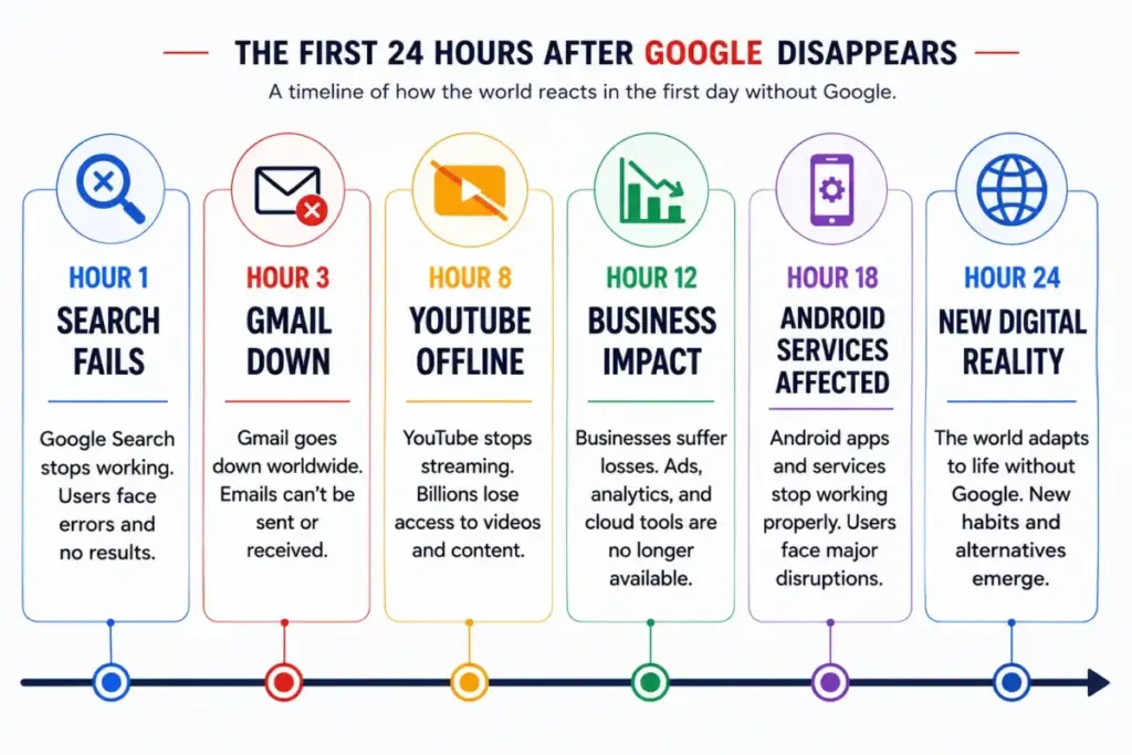 Google disappear tomorrow